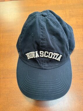 Nova Scotia Embroidered Baseball Cap - Navy